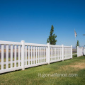 PVC Closed Picket Fence
